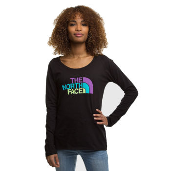 North Face Long Sleeve Half Dome Scoop Neck Tee Photo