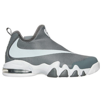 Grey Nike Big Swoosh Basketball Shoes