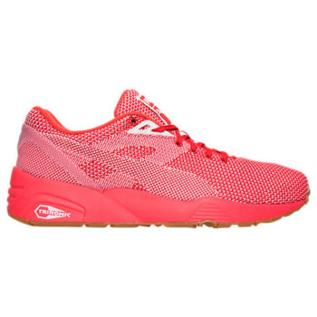 Red Puma R698 Knit Mesh Casual Shoes on Sale