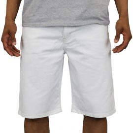 White Levis Denim Shorts on Sale