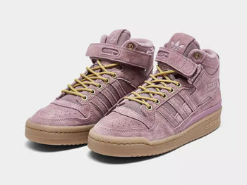 Purple Women's adidas Originals Forum Mid Casual Shoes