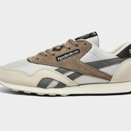 Men's Reebok Classic Nylon Casual Shoes in Taupe